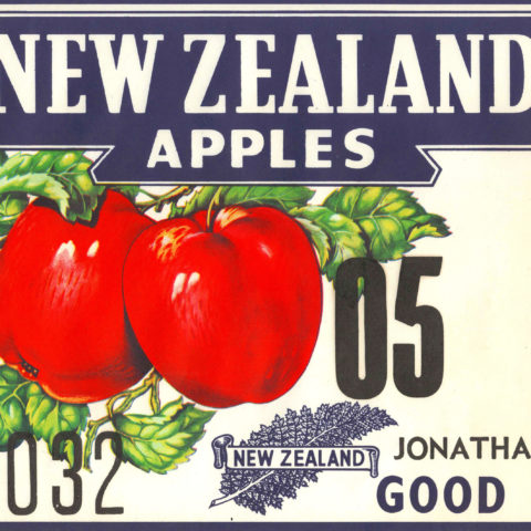 Original 1950s NZ Apple Label Jonathan Good 05