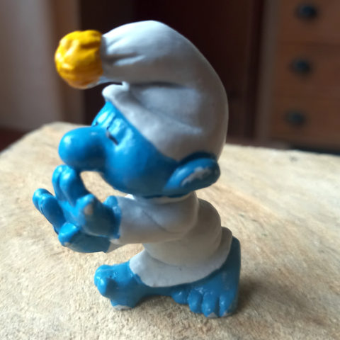 20021 Sleepwalker Smurf With Yellow Pompom (Schlafwandeler Schlumpf Mit Gelbem Bommel)