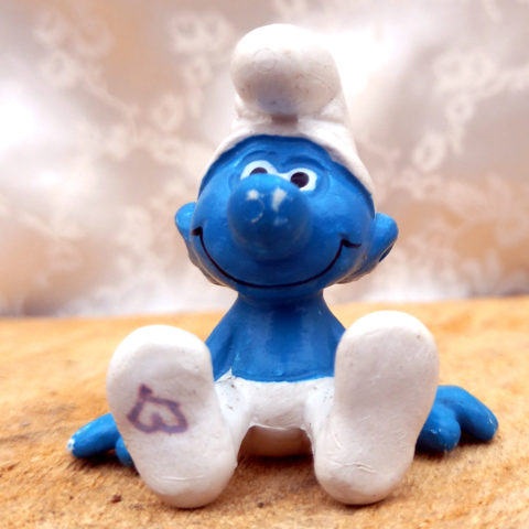 20026 Sitting Smurf (Hockschlumpf)