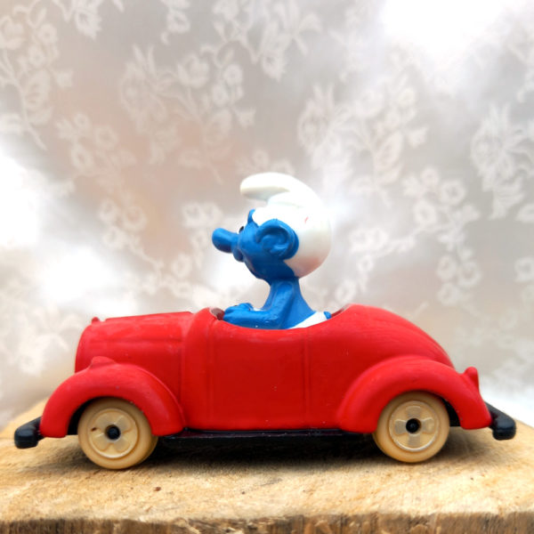 i Puffi Die-Cast Smurf Car with Smurf 1983 - Image 2