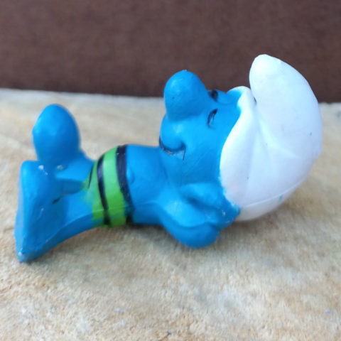 20014 Sunbather Smurf green/black (Schlafschlumpf grün/schwarze Badehose) #3