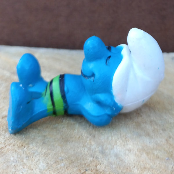 20014 Sunbather Smurf green/black (Schlafschlumpf grün/schwarze Badehose) #3