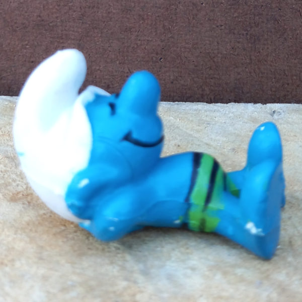 20014 Sunbather Smurf green/black (Schlafschlumpf grün/schwarze Badehose) #3 - Image 2