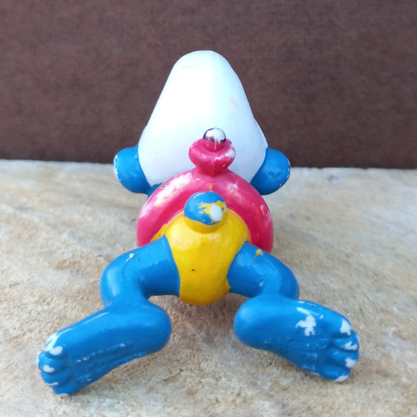 20025 Swimmer Smurf with Red Ring and Yellow Pants (Schwimmschlumpf mit rotem Ring und gelben Hosen) #2 - Image 3