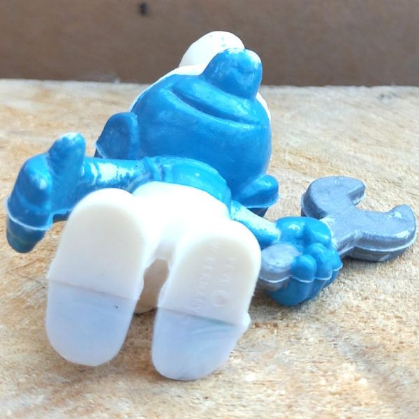 20012 Mechanic Smurf Grey Wrench White Pants (Mechaniker Schlumpf) #2 - Image 5