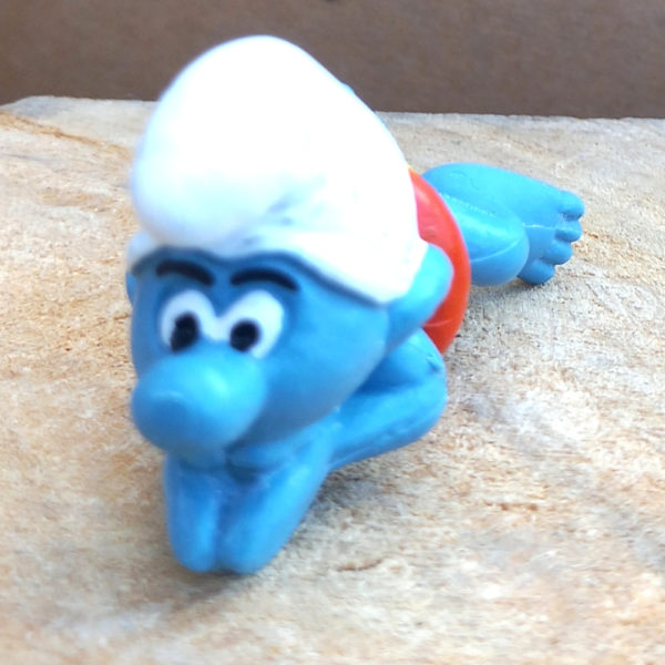20025 Swimmer Smurf with Red Ring and Yellow Pants (Schwimmschlumpf mit rotem Ring und gelben Hosen) #4 - Image 2