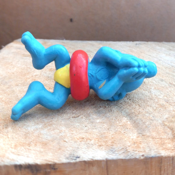 20025 Swimmer Smurf with Red Ring and Yellow Pants (Schwimmschlumpf mit rotem Ring und gelben Hosen) #4 - Image 5