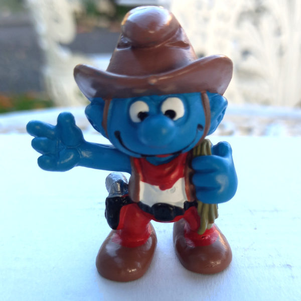 20122 Cowboy Smurf Rope Brown and Colt Silver (Cowboy Schlumpf) #5