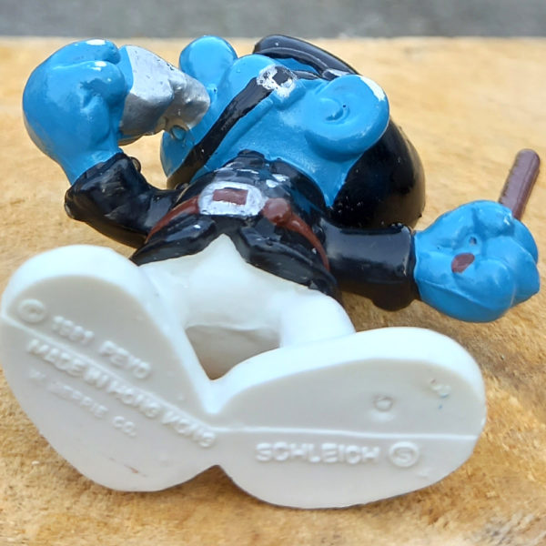 20123 Policeman Smurf in Black Uniform (Polizist Schlumpf) #2 - Image 5