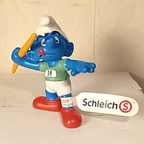 20744 Javelin Thrower Smurf (From The 2012 Smurfs Olympic Series)