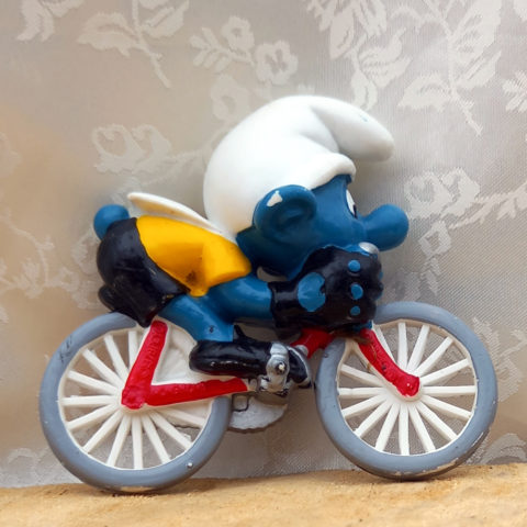 40501 Cyclist Smurf (Rennradler Schlumpf) #2