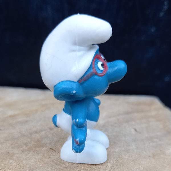 20006 Brainy Smurf with Red Glasses (Brillenschlumpf) - Image 4