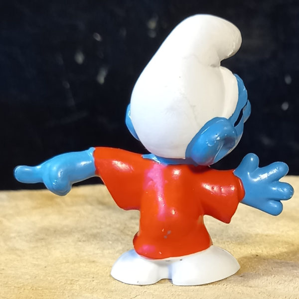 20016 Judge Brainy Smurf with Red Robe (Juristenschlumpf) #2 - Image 3