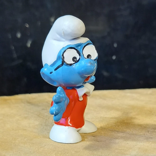20016 Judge Brainy Smurf with Red Robe (Juristenschlumpf) #2 - Image 4