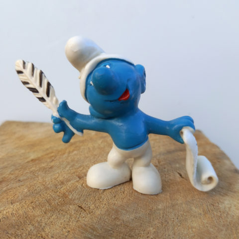 20022 Poet Smurf (Dichter Schlumpf) #4