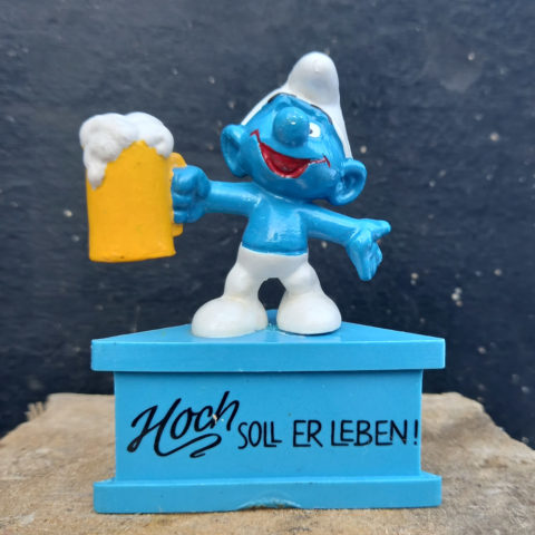 20078 Beer Smurf On Pedestal (Bierschlumpf) #5