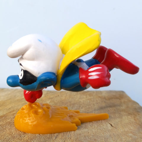 20127 Superman Smurf With Yellow Comet (Supermann Schlumpf)