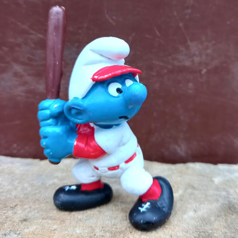 20129 Baseball Batter Smurf (Baseball Schlumpf)