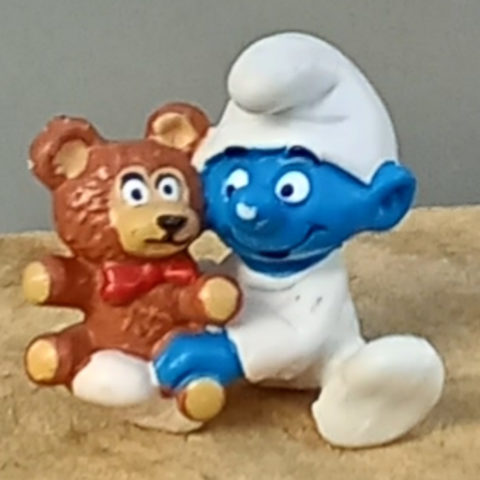 20205 Baby Smurf With Teddy (Babyschlumpf Mit Teddy) #3