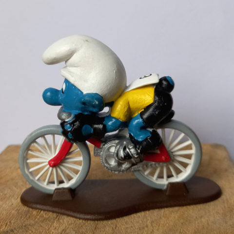 40501 Cyclist Smurf Super Smurf (Rennradler Schlumpf) #4