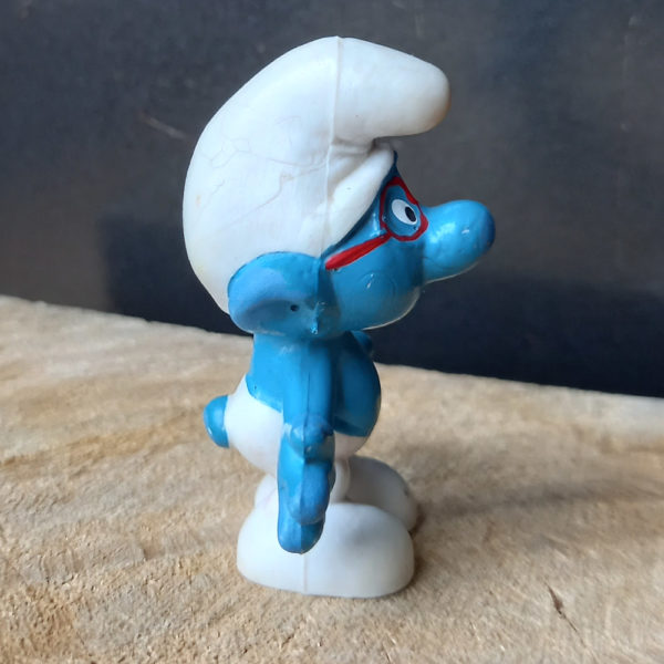 20006 Brainy Smurf with Red Glasses (Brillenschlumpf) #4 - Image 4