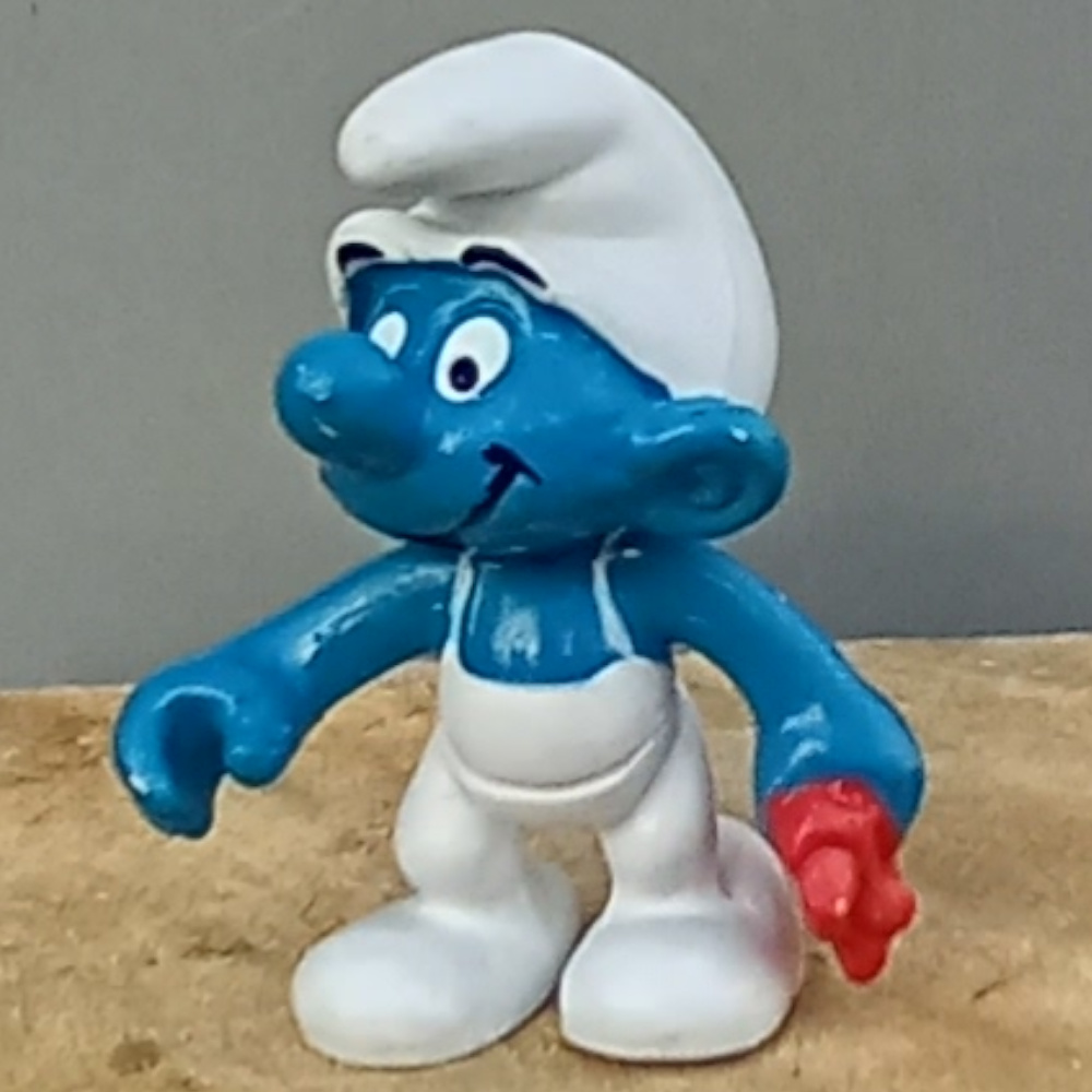 20052 Gas Attendant Smurf (Tankwart Schlumpf)