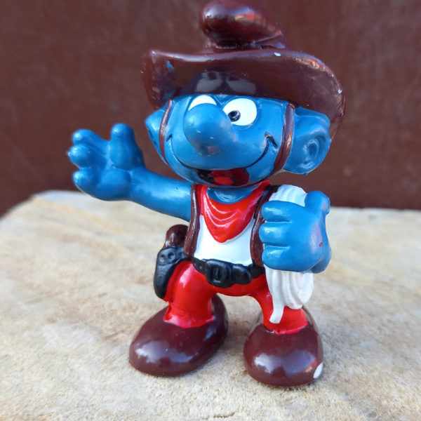 20122 Cowboy Smurf Rope White and Colt Brown (Cowboy Schlumpf) #7