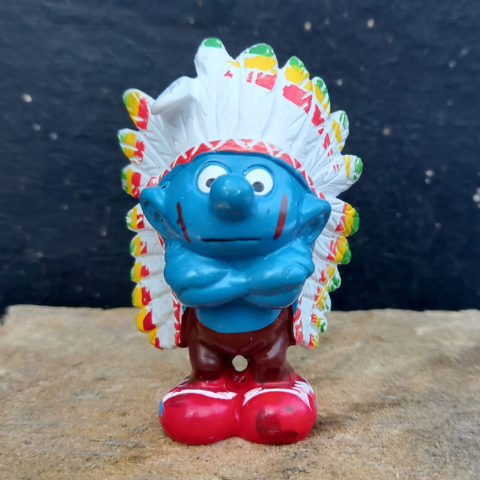 20144 Indian Smurf (Coloured Feathers Red Shoes) (Indianer Schlumpf) #4