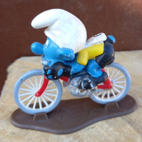 40501 Cyclist Smurf With Cycle Stand (Rennradler Schlumpf) Super Smurf #5