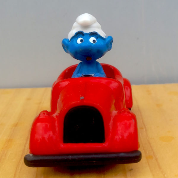 i Puffi Die-Cast Smurf Car with Smurf 1983 #2 - Image 2