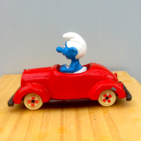 I Puffi Die-Cast Smurf Car With Smurf 1983 #2