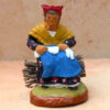 Old Woman Seated on Fire Wood Fouque (Figurine made by Paul Fouque) #9