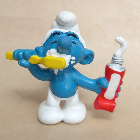 20064 Toothpaste Smurf (Zahnputz Schlumpf)