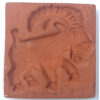 Terracotta Cookie Mould with Single Aries Motif #11
