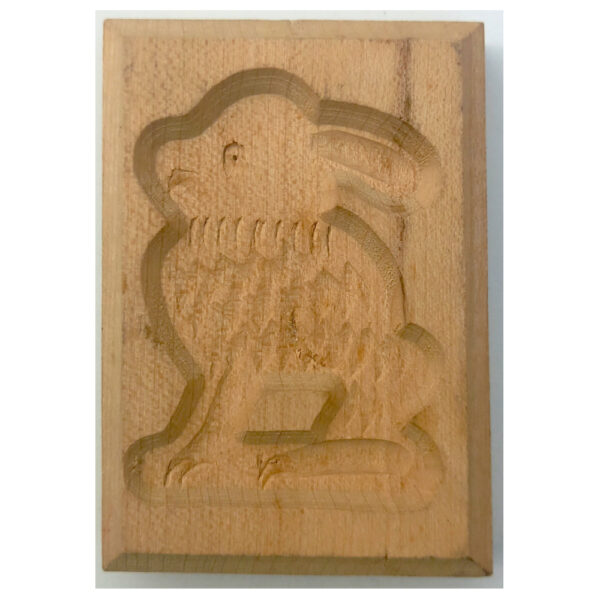 Wooden Cookie Mould with Rabbit Motif #8