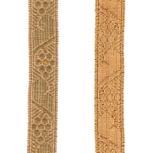 Gold Metallic Florentine Braid (RG-002) sold by the meter - Image 2