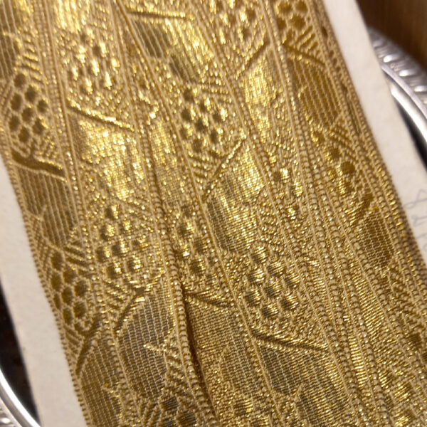 Gold Metallic Florentine Braid (RG-002) sold by the meter