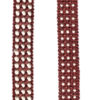 Vintage Upholstery Braid Brown/Cream (UB-003) sold by the meter