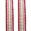 Vintage Upholstery Braid Maroon/Cream (UB-005) sold by the meter