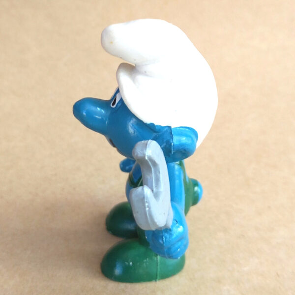 20012 Mechanic Smurf Grey Wrench Green Pants (Mechaniker Schlumpf) - Image 2
