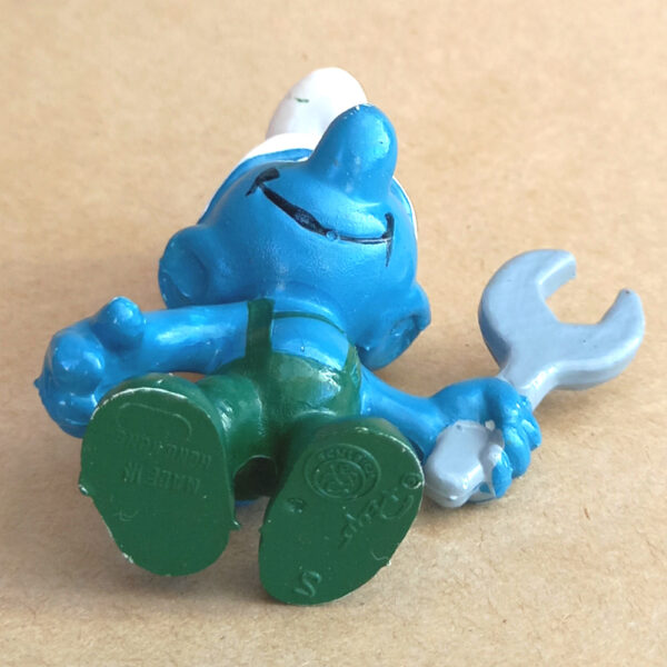 20012 Mechanic Smurf Grey Wrench Green Pants (Mechaniker Schlumpf) - Image 5