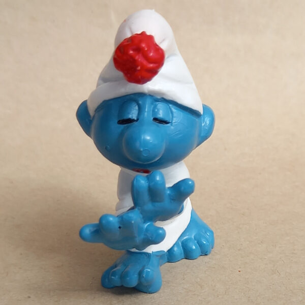 20021 Sleepwalker Smurf with Red Pompom (Schlafwandeler Schlumpf mit rotem Bommel) #2 - Image 2