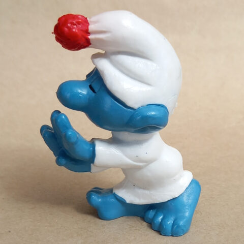 20021 Sleepwalker Smurf with Red Pompom (Schlafwandeler Schlumpf mit rotem Bommel) #2