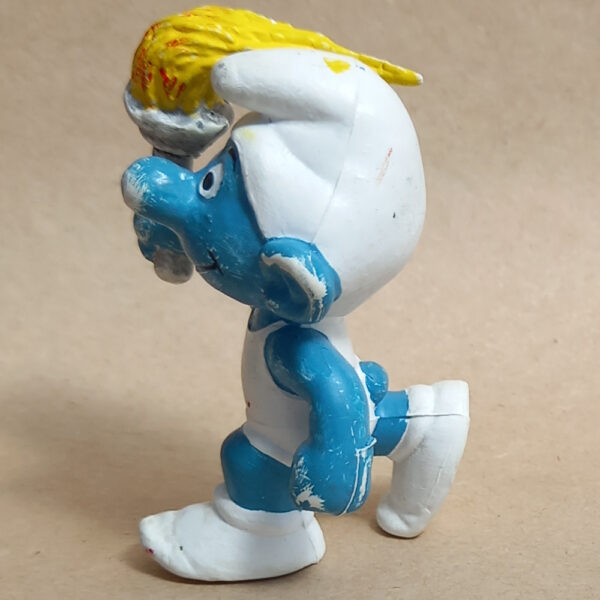 20030 Torchbearer Smurf with Belgium Emblem RARE (Fackelträger Schlumpf) #2 - Image 3