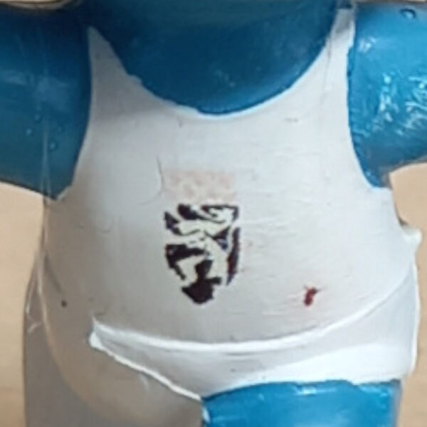 20030 Torchbearer Smurf with Belgium Emblem RARE (Fackelträger Schlumpf) #2 - Image 2