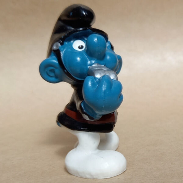 20123 Policeman Smurf in Black Uniform (Polizist Schlumpf) #3 - Image 4