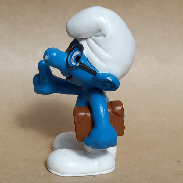 20734 Movie Brainy Smurf with Book ( Schlaubi Schlumpf mit Buch) #4 - Image 3
