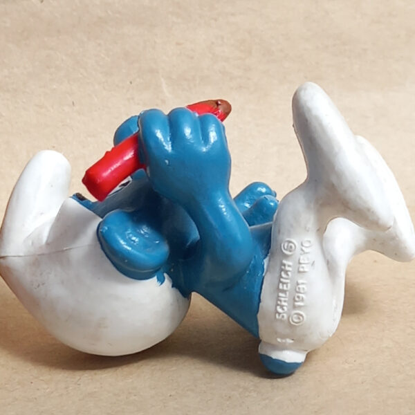 40220 School Desk Super Smurf (Schlumpf auf der Schulbank) - Image 4