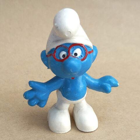 20006 Brainy Smurf with Red Glasses (Brillenschlumpf) #5