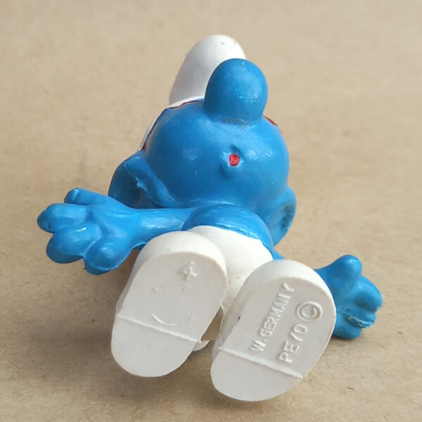 20006 Brainy Smurf with Red Glasses (Brillenschlumpf) #5 - Image 5